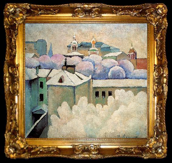 framed  Mashkov, Ilya Winter Landscape, ta009-2